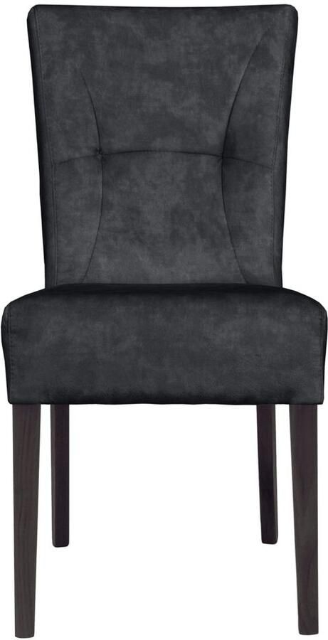 Home affaire Stoel met 4 poten Henry Zacht verdikte zitting en rugleuning (set 2 stuks) - Foto 5