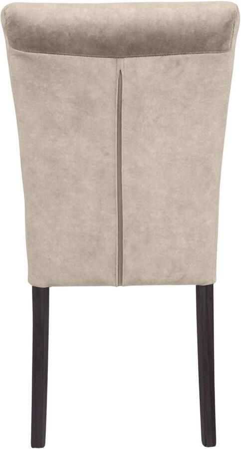 Home affaire Stoel met 4 poten Henry Zacht verdikte zitting en rugleuning (set 2 stuks) - Foto 4