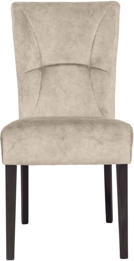 Home affaire Stoel met 4 poten Henry Zacht verdikte zitting en rugleuning (set 2 stuks) - Foto 5