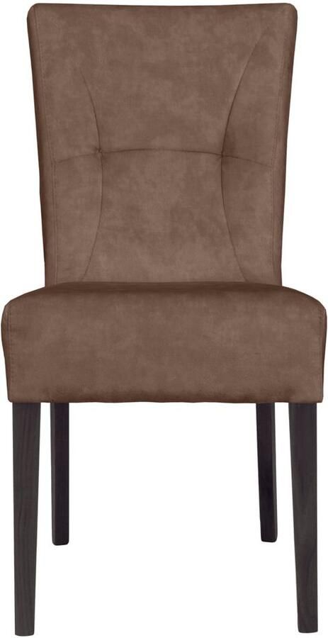 Home affaire Stoel met 4 poten Henry Zacht verdikte zitting en rugleuning (set 2 stuks) - Foto 5