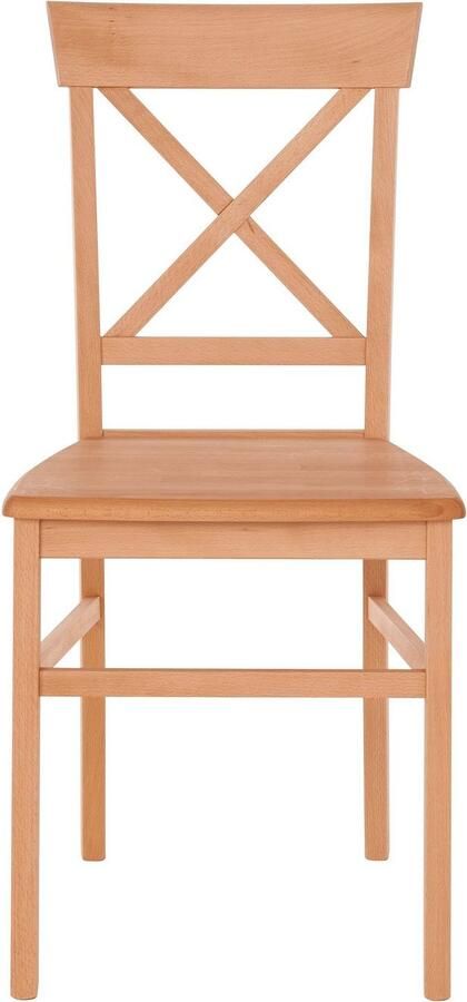 Home affaire Stoel met 4 poten Jena Frame van massief beukenhout (set 2 stuks) - Foto 5