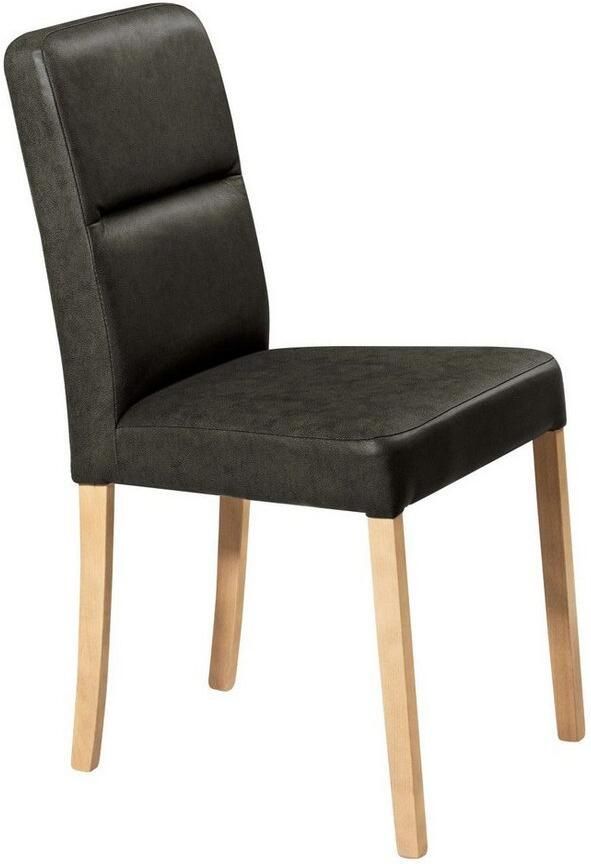 Home affaire Stoel met 4 poten Laros Massief houten frame (set) - Foto 2