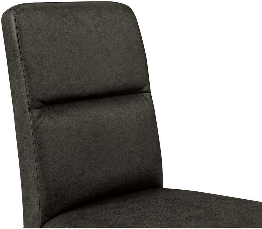 Home affaire Stoel met 4 poten Laros Massief houten frame (set)