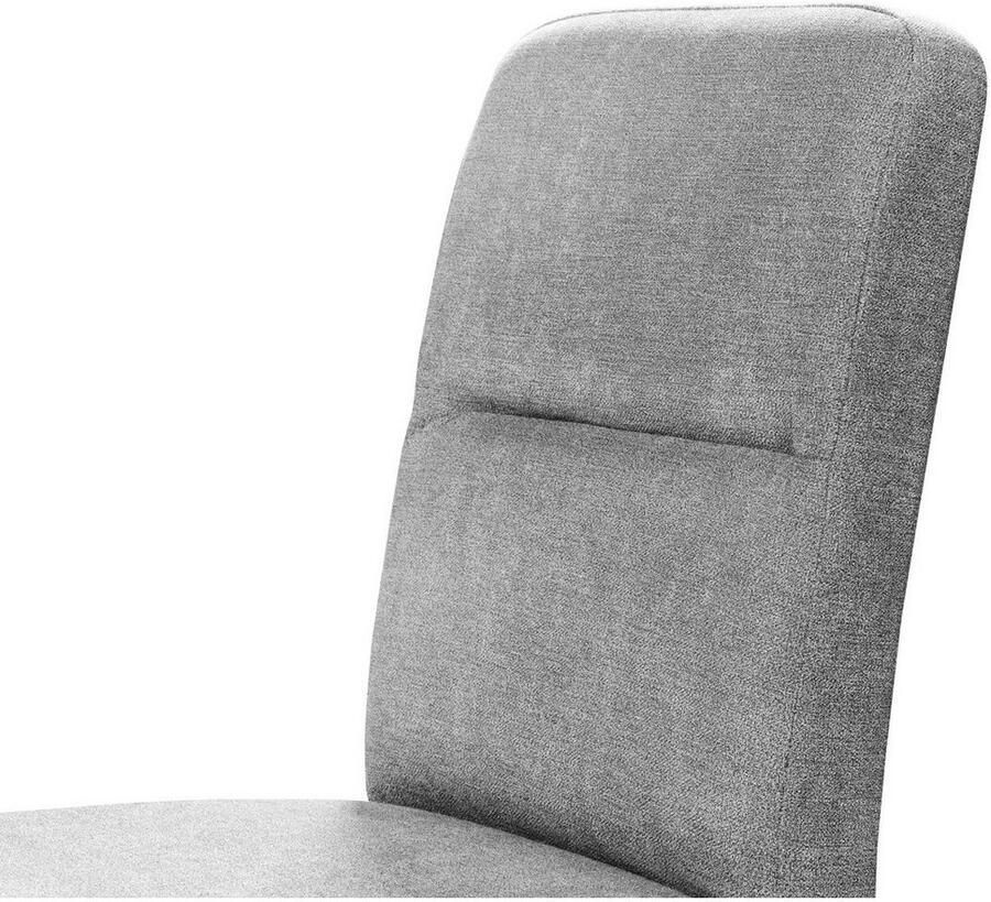 Home affaire Stoel met 4 poten Laros Massief houten frame (set)