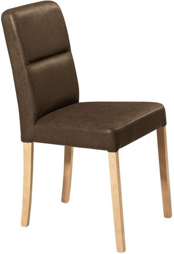 Home affaire Stoel met 4 poten Laros Massief houten frame (set) - Foto 2