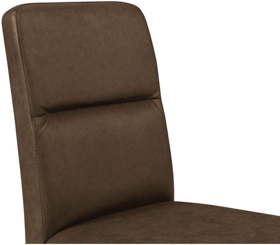 Home affaire Stoel met 4 poten Laros Massief houten frame (set)