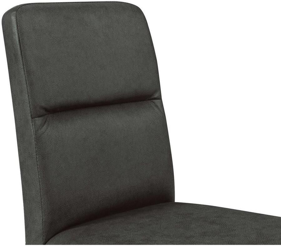 Home affaire Stoel met 4 poten Laros Massief houten frame (set)