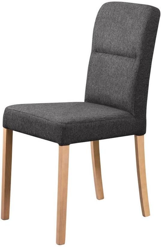 Home affaire Stoel met 4 poten Nina keukenstoel gestoffeerde stoel (set 2 stuks) - Foto 2