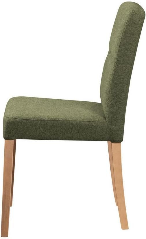 Home affaire Stoel met 4 poten Nina keukenstoel gestoffeerde stoel (set 2 stuks) - Foto 4