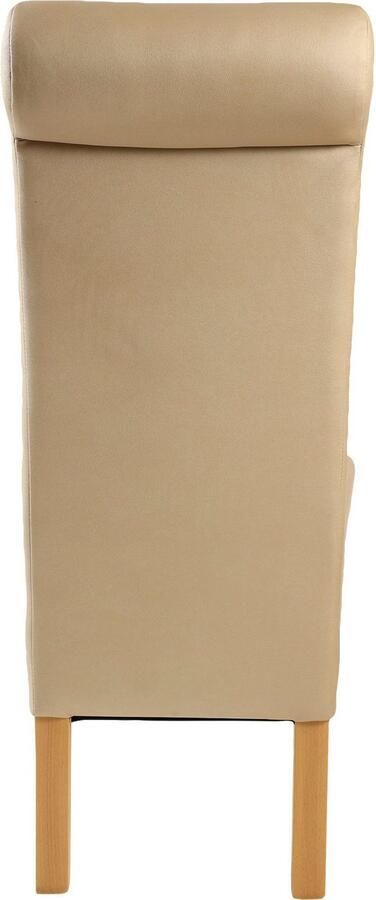 Home affaire Stoel met 4 poten Rito Frame naturel-beuken of wengé gelakt (set 2 stuks) - Foto 6