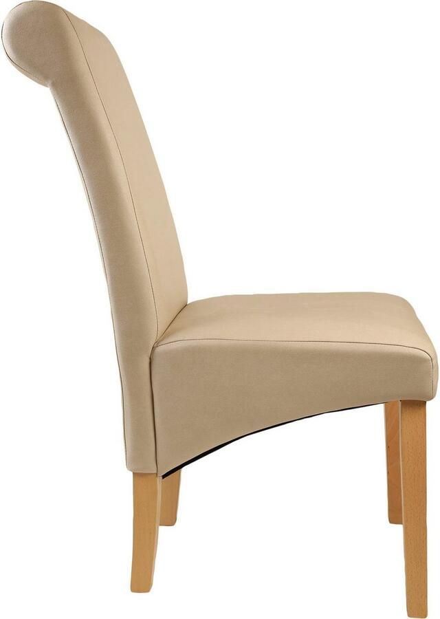 Home affaire Stoel met 4 poten Rito Frame naturel-beuken of wengé gelakt (set 2 stuks) - Foto 4