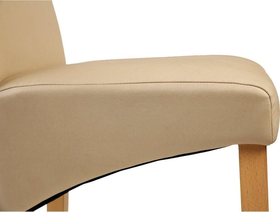 Home affaire Stoel met 4 poten Rito Frame naturel-beuken of wengé gelakt (set 2 stuks) - Foto 3
