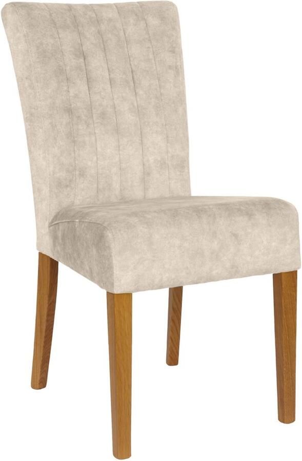 Home affaire Stoel met 4 poten verticale naden in de rugleuning (set 2 stuks) - Foto 2