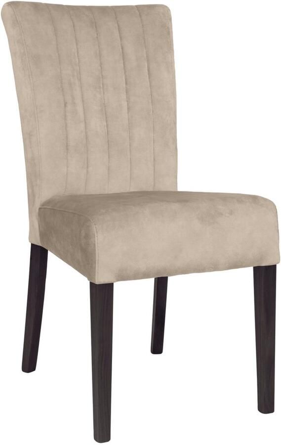 Home affaire Stoel met 4 poten verticale naden in de rugleuning (set 2 stuks) - Foto 2