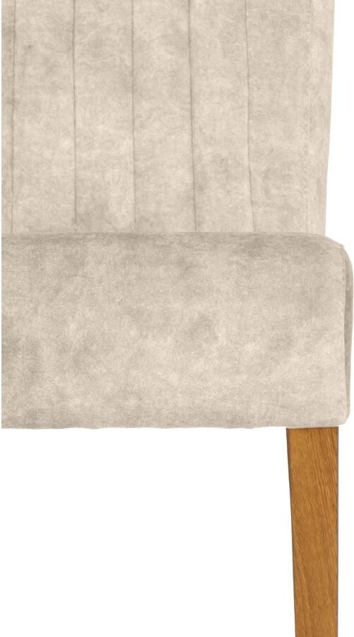 Home affaire Stoel met 4 poten verticale naden in de rugleuning (set 2 stuks) - Foto 3