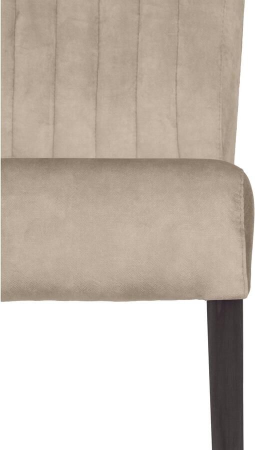 Home affaire Stoel met 4 poten verticale naden in de rugleuning (set 2 stuks) - Foto 3