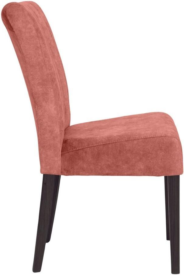 Home affaire Stoel met 4 poten verticale naden in de rugleuning (set 2 stuks)