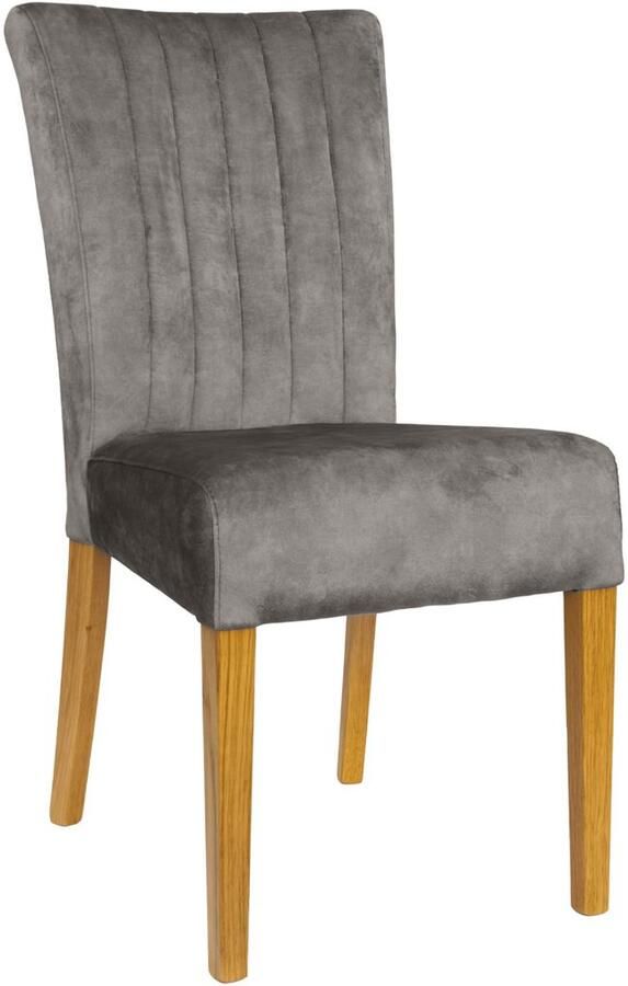 Home affaire Stoel met 4 poten verticale naden in de rugleuning (set 2 stuks) - Foto 2