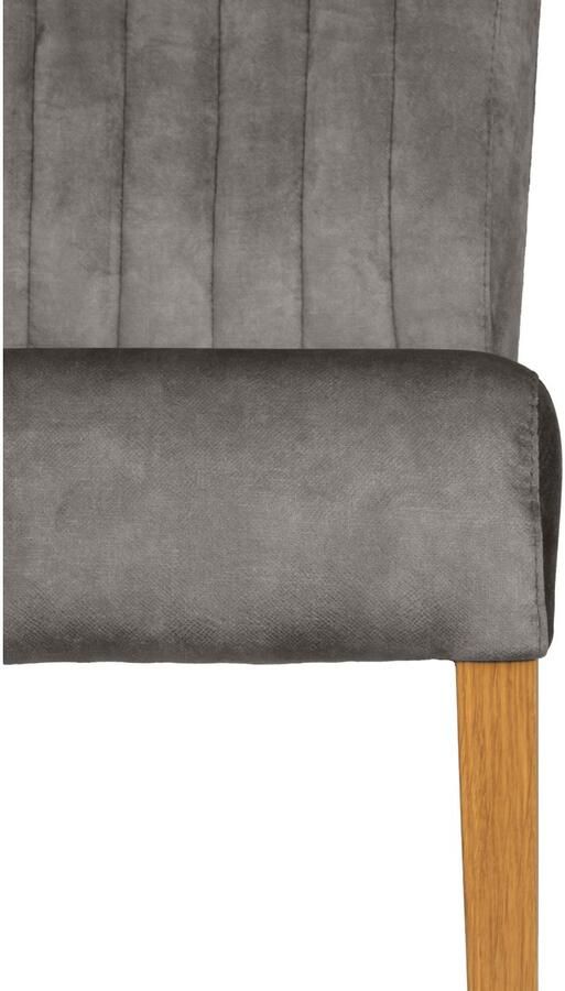 Home affaire Stoel met 4 poten verticale naden in de rugleuning (set 2 stuks) - Foto 3