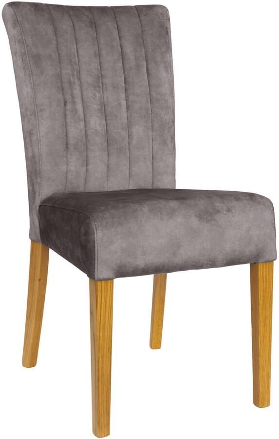 Home affaire Stoel met 4 poten verticale naden in de rugleuning (set 2 stuks) - Foto 2