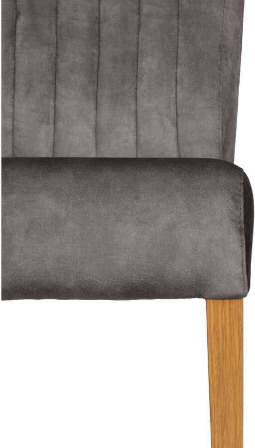 Home affaire Stoel met 4 poten verticale naden in de rugleuning (set 2 stuks) - Foto 3