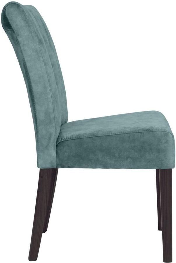 Home affaire Stoel met 4 poten verticale naden in de rugleuning (set 2 stuks)