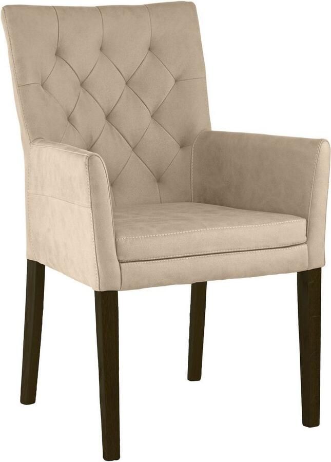 Home affaire Stoel met armleuningen Colorado Frame van massief hout (1 stuk)