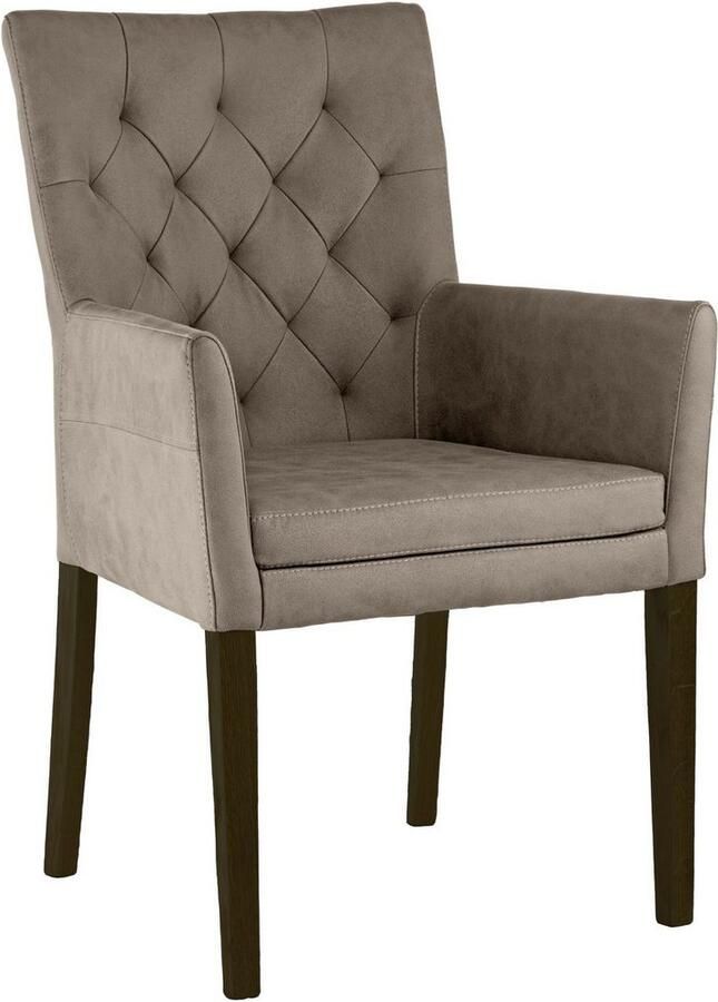 Home affaire Stoel met armleuningen Colorado Frame van massief hout (1 stuk)