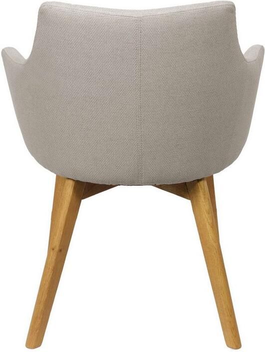 Home affaire Stoel met armleuningen Ena eettafelstoel gestoffeerde fauteuil woonstoel eetstoel met armleuningen (set 2 stuks) - Foto 5