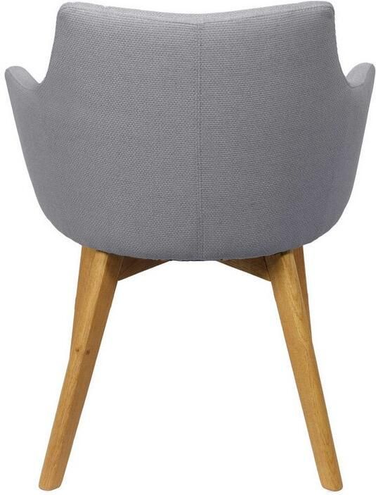 Home affaire Stoel met armleuningen Ena eettafelstoel gestoffeerde fauteuil woonstoel eetstoel met armleuningen (set 2 stuks) - Foto 5