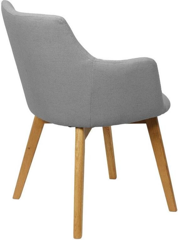 Home affaire Stoel met armleuningen Ena eettafelstoel gestoffeerde fauteuil woonstoel eetstoel met armleuningen (set 2 stuks) - Foto 3