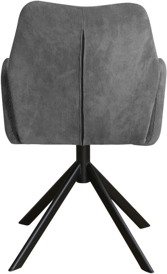 Home affaire Stoel met armleuningen Hacienda moderne cordbekleding (set) - Foto 6