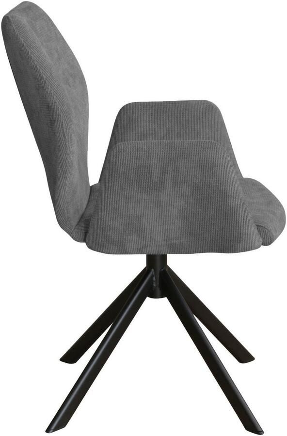 Home affaire Stoel met armleuningen Hacienda moderne cordbekleding (set) - Foto 4