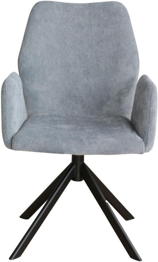 Home affaire Stoel met armleuningen Hacienda moderne cordbekleding (set) - Foto 6