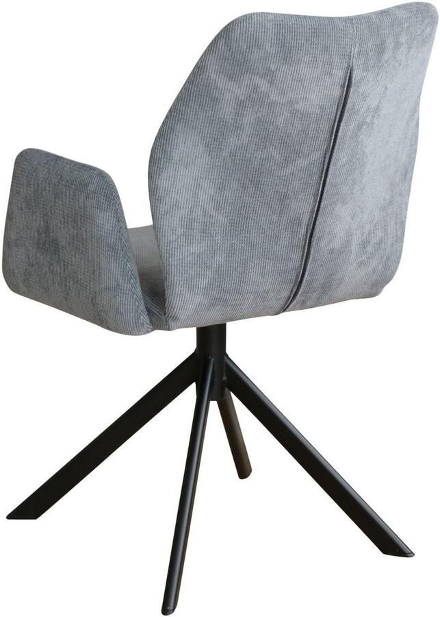 Home affaire Stoel met armleuningen Hacienda moderne cordbekleding (set) - Foto 2