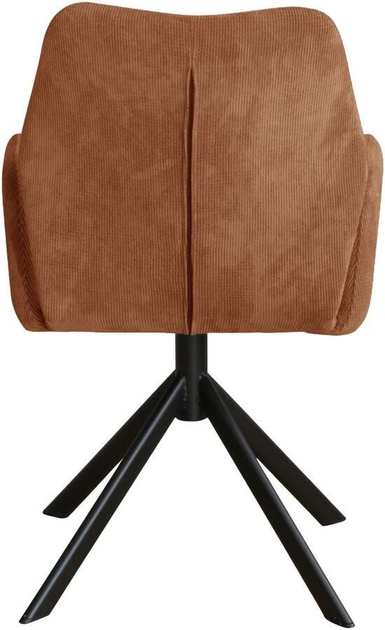 Home affaire Stoel met armleuningen Hacienda moderne cordbekleding (set) - Foto 5