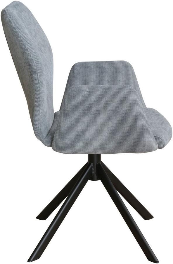 Home affaire Stoel met armleuningen Hacienda moderne cordbekleding (set) - Foto 3