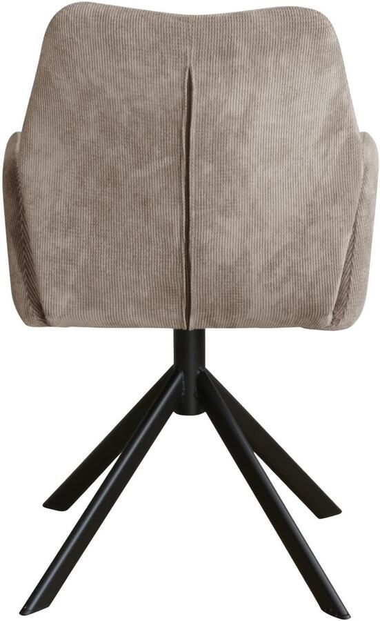 Home affaire Stoel met armleuningen Hacienda moderne cordbekleding (set) - Foto 5