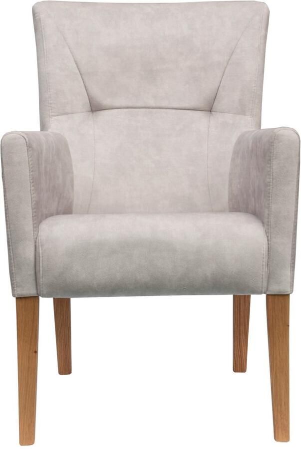 Home affaire Stoel met armleuningen King Eetkamerstoel met capitonnage - Foto 3