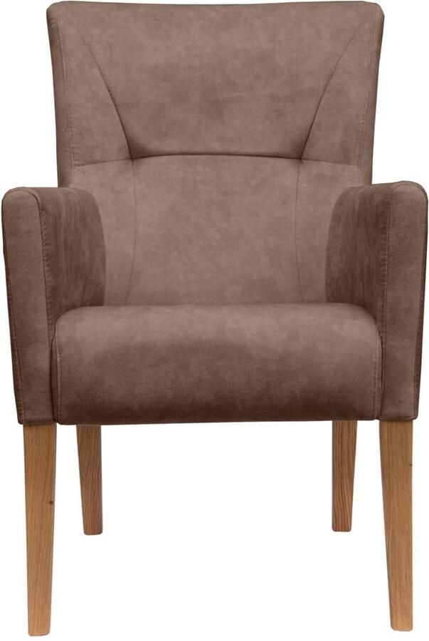 Home affaire Stoel met armleuningen King Eetkamerstoel met capitonnage - Foto 3