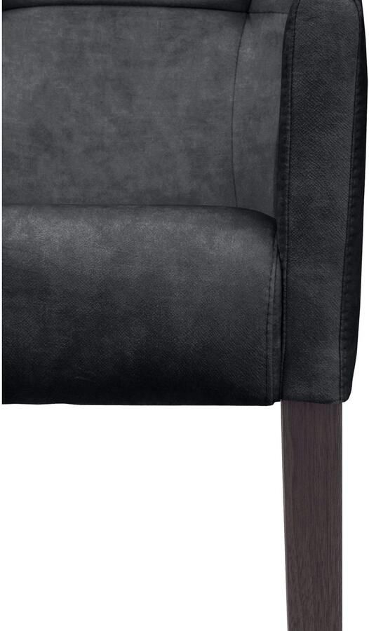 Home affaire Stoel met armleuningen King Eetkamerstoel met capitonnage - Foto 4