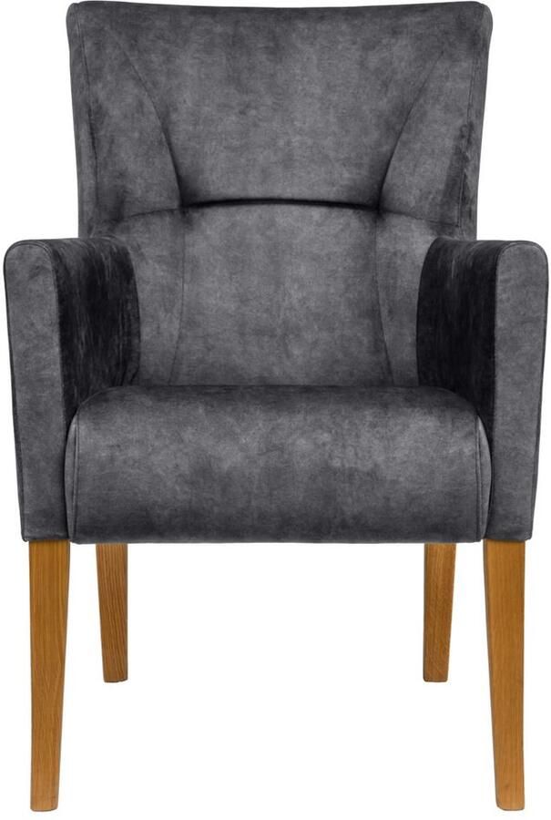 Home affaire Stoel met armleuningen King Eetkamerstoel met capitonnage - Foto 2