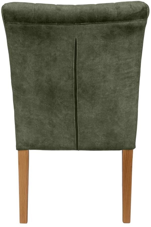 Home affaire Stoel met armleuningen King Eetkamerstoel onderstel massief eikenhout of beuken wengékleur - Foto 3