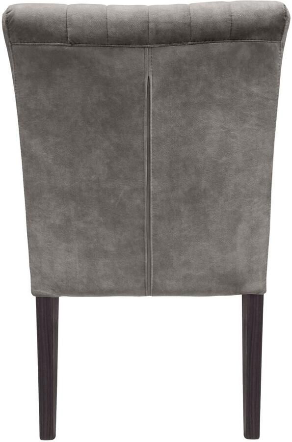 Home affaire Stoel met armleuningen King Eetkamerstoel onderstel massief eikenhout of beuken wengékleur - Foto 3