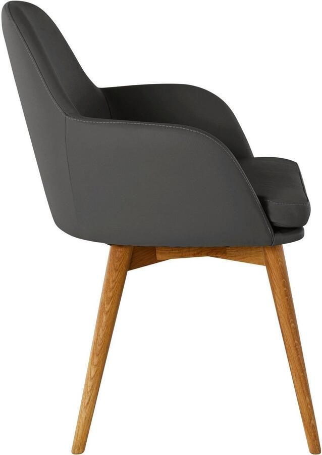 Home affaire Stoel met armleuningen Livry Stoel kuipstoel (set 2 stuks) - Foto 2