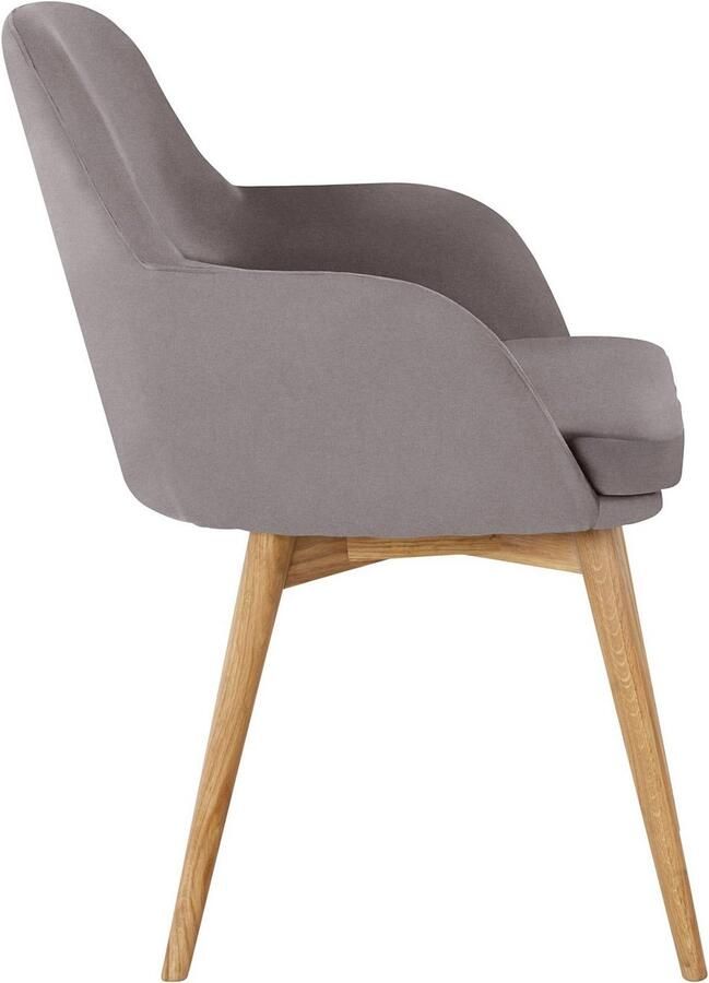 Home affaire Stoel met armleuningen Livry Stoel kuipstoel (set 2 stuks) - Foto 2