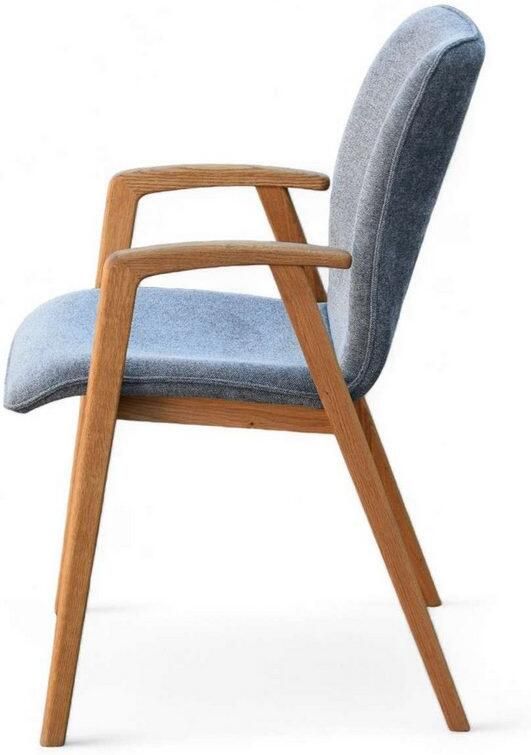 Home affaire Stoel met armleuningen Loreen eetkamerstoel beklede stoel designstoel met massief frame hoogwaardig afgewerkt armleuningen stijlvol comfortabel (set 2 stuks) - Foto 5