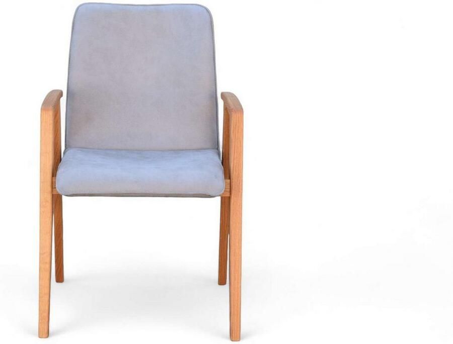 Home affaire Stoel met armleuningen Loreen eetkamerstoel beklede stoel designstoel met massief frame hoogwaardig afgewerkt armleuningen stijlvol comfortabel (set 2 stuks)