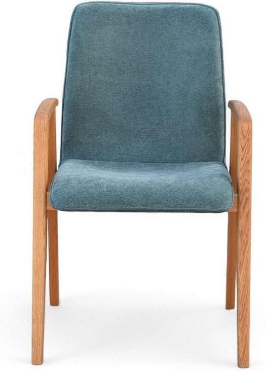 Home affaire Stoel met armleuningen Loreen eetkamerstoel beklede stoel designstoel met massief frame hoogwaardig afgewerkt armleuningen stijlvol comfortabel (set 2 stuks) - Foto 5