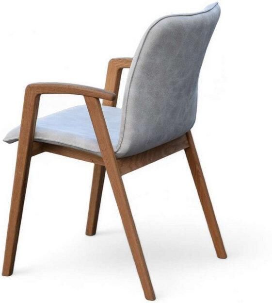 Home affaire Stoel met armleuningen Loreen eetkamerstoel beklede stoel designstoel met massief frame hoogwaardig afgewerkt armleuningen stijlvol comfortabel (set 2 stuks) - Foto 10